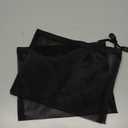 6 Pack Mesh Cosmetic Bags, Nylon Makeup Pouches with Zipper for Home Office Purse Diaper Bag (Black)