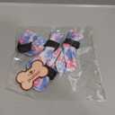 EXPAWLORER Anti Slip Dog Socks to Prevent Licking Paws, Dog Shoes for Hot Pavement, Dog Booties for Small Medium Large Senior Dogs, Traction Control Boots & Paw Protectors for Hardwood Floors (Medium (4 Count), Blue and Pink)