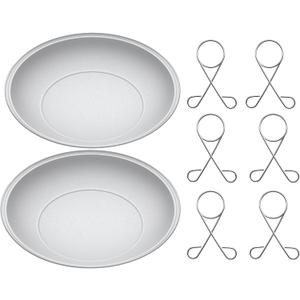 80681 Silver Ash Catcher Pan for Weber 22-inch Kettle Charcoal Grills,13-1/2" Diameter Ash Catcher Pan Replacement Parts for Weber 22-1/2" Bar-B-Kettle, Some 22-1/2" One Touch Silver Grills