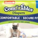 New! Hartz® Comfitables® Disposable Dog Diapers, Size Medium 12 Count, Comfortable & Secure Fit, Easy to Put On, Super Absorbent Male and Female Diaper Size M