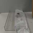 upsimples Acrylic Shelves for Bathroom Storage, 15" Floating Shelves Wall Organizer for Perfume, Make up, Skincare, Kids Bookshelf for Bedroom, Nursery, Living Room Decor, Clear, 4 Pack