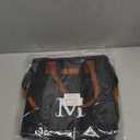 Personalized Lunch Box for Women, Initial Reusable Insulated Lunch Bag, Wide-Open Adult Lunchbox Cooler Lunchbag, Leakproof Lunch Tote for Picnic Work Outdoors, Christmas Gift for Women, Black - M