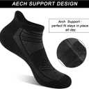 14 Pairs Mens/Womens Ankle Socks Breathable Casual Low Cut Short Socks for Men/Women with Heel Tab (Black)