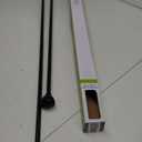 Studio Kenney Matte Black Curtain Rod 90 in - 130 in Stylish Home Decor