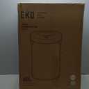 EKO Urban 21 Gallon Semi-Round Open Top Waste Bin, Stainless Steel Half Round Commercial Trash Can for Indoor and Outdoor, Extra Large Metal Garbage Bin for Home, Office, Restaurant, Restroom, 80L