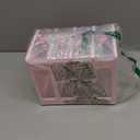 Lovely Pink Mini Receiving Storage Box With Multi-layers And Pink Bowknot Handle Gift for Mothers, Girls, Small Items Keeping Box (Four layers (7.06 x 5.22 x 8.05 inches))