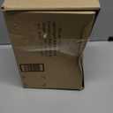 PANDANINJIA Girls Heels Dress Shoes Flower Girl Closed Toe Heels Ankle Strap Wedding Party School Miya Toddler Little Big Kid Pump Shoes (Black Nubuck)