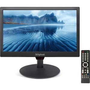 15.6 Inch Small Computer PC Monitor, 1366x768 Video Screen With HDMI VGA BNC Ports, VESA Mounting, NVR/DVR for Home Office, Built-in Speakers