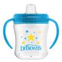 Dr. Brown's Milestones Soft Spout Sippy Cup with Handles, BPA-Free, Blue Star
