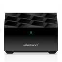 NETGEAR Nighthawk Advanced Whole Home Mesh WiFi 6 System (MK63S) with Free Armor Security  AX1800 Router with 2 Satellite Extenders, Coverage up to 4,500 sq. ft. and 25+ Devices