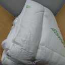 Ultra Soft Queen Size Mattress Topper - Viscose Made from Bamboo Pillow Top Mattress Pad for Back Pain Relief - Naturally Cooling for Hot Sleepers, Green