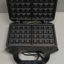 Amazon Basics 2-Slice Waffle Maker with Non-Stick Coating, Easy to Clean, 700W, Black