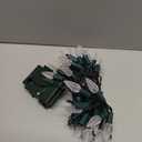 Dazzle Bright C6 Christmas String Lights, 100 LED 33 FT Outdoor Christmas Lights Waterproof Connectable, 8 Modes Lights for Indoor Outdoor Home Garden Yard Xmas Tree Decorations (Warm White)