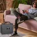 TIFFDADA Protective Hard Shell Carrying Case Compatible with Nintendo Switch 2 (2025), Waterproof Travel Bag Holds NS2 Console, Pro Controller, Dock, Joy-con Grip, Power Adapter and Other Accessories (Black)