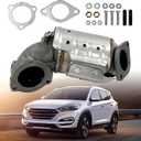 33362 Front Catalytic Converter with Gasket Kit Compatible with 2016 2017 2018 Hyundai Tucson Sport L4 1.6L AWD Replace#285302BAJ0, 679-547, 679547, 679 547,17543, 644197