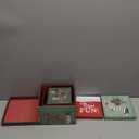 Christmas Gift Boxes Set of 6 Petite Deluxe Christmas Nesting Boxes with Lids in 6 Assorted Sizes for Holiday Decorative Wrapping or as Decorations (Ice Skates)