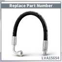LVA15654 Hydraulic Hose Replacement for John Deere 3025E 3032E 3036E 3038E for Eaton Compact Utility Tractor, Steering 32/3 Oil Line 5800 Psi
