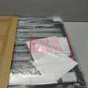 Cumbor 29.243" Baby Gate for Stairs, Wall-Mounted (Drill Required), Expandable No Bottom Bar Dog Gate, Auto Close Extra Wide Walk Thru, Pet & Toddler Proof Gate, Top & Bottom of Stairways(Black)