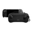 tomtoc Slim Carrying Case for ROG Xbox Ally X/ ROG Xbox Ally 2025, Military Grade Protection Hard Shell Protective Cover, Portable Odorless Felt Travel Bag for Console & Accessories (Black)