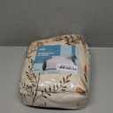 JSD Boho Floral Printed Sheet Set Queen Size 4 Piece, Soft Botanical Pattern Microfiber Sheets Extra Deep Pocket (Leaf 1)