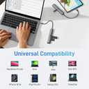 Acer 5 in 1 USB C Hub with 4K HDMI, 100W Power Delivery, 3 USB A Data Ports, USB C to HDMI Multiport Adapter for Laptop, PC, Tablet, MacBook Neo/Pro/Air, iPad Pro/Air, iMac, iPhone 17/16/15