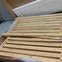 2LB Depot Laundry Hamper - 25x20x13-Inch Waterproof Bamboo Laundry Basket with Lid - Clothes Hamper for Clothes, Versatile Storage for Blankets, Toys, Towels - Suitable for Home Organization -110L (Natural Brown)