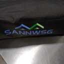 SANNWSG Pop Up Canopy with Sidewalls, Easy Up Canopy Tent, Heavy Duty Tents for Parties, One Person Set Up Event Tent, Grey