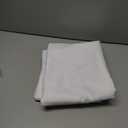 sancua 2 Pack White Tablecloth 60 x 102 Inch, Rectangle 6 Feet Table Cloth - Stain and Wrinkle Resistant Washable Polyester Table Cover for Dining Tables, Buffet Parties and Camping