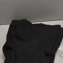 YEOREO Women's Wide Leg Sweatpants Drawstring Baggy Sweatpants Penny Fleece Lined Lounge Pants with Pockets Black, Size M