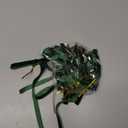 Janinka 12 Pcs Green Velvet Ribbon Bows Christmas Tree Decorations 23.5x15.5 Inch Rustic Neutral Large Velvet Vintage Christmas Swag Ornaments Staircase Wreath Bows Tree Topper Bow