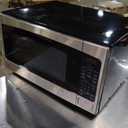 GE Countertop Microwave Oven,1, 200-watt Capacity, 2.0 Cubic Ft., 8 Auto Setting Cooking Settings, Child-Lock Technology, Kitchen Essentials for the Countertop, Dorm Room or Apartment, Stainless Steel