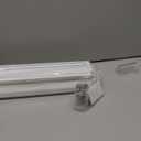 Persilux Blackout Cordless Zebra Blinds for Windows (32" W x 72" H, White) with Upgraded Cassette Free-Stop Light Filtering Dual Layers Sheer Window Shades for Home, Outside and Inside Mount