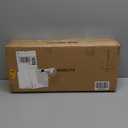 Chandelier, Muted Gold with White Fabric Shade, Farmhouse Linear Island Lighting Fixture for Kitchen, Dining Room (5-Light Muted Gold with Fabric Shades)