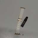 CRIS-BAND Resin Bands Compatible with Apple Watch Series 11/10/9/8/7 Bands 46mm 45mm 44mm 42mm 41mm 40mm for Women, Strap for iWatch Ultra 3/2 49mm Series 6/5/4/3/2/1/SE3 Slim Bracelet Wristband (Starlight-Colorful Shells)