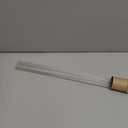 Shower Door Bottom Seal Strip, 2PCS Seal Strip, Ultra Clear PVC, 36" Length, Fits 6mm Thick Glass, Prevents Leaks, Easy Installation, No Adhesive Required (Ultra Clear, 36in for 1/4"(6mm) Door)