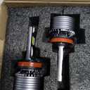 SEALIGHT H11/H8/H9 Fog Bulb, X4I 70,000LM Super Bright H11 Light Powersport, Cool White with Cooling Fan, Plug and Play, Pack of 2