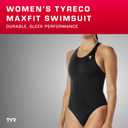 TYR Womens Tyreco Maxfit Swimsuit (Black, XL)