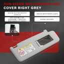 5GG857551 5GG857552 Left Right Car Front Sun Visor Compatible with VW Golf CC Jetta (Right)