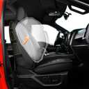 RISINGSTAR F150 Faux Leather Seat Covers, fit for 2015-2026 F150 SuperCrew, and 2017-2026 F250 F350 F450 Super Duty Crew Cab(Full Set, Black)