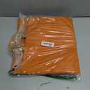qiqee 13"x4.5"x10" Large Gift Bag with Handles Bulk 32PCS Gift Paper Bags Orange Bags Multiple Uses (Wide Large)