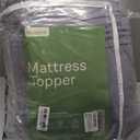 Ultra Soft Twin Size Mattress Topper - Viscose Made from Bamboo Pillow Top Mattress Pad for Back Pain Relief - Naturally Cooling for Hot Sleepers, Gray