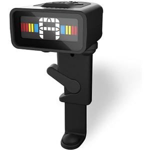 D'Addario Micro Rechargeable Viola Tuner - Viola Accessories - Viola Clip On Tuner - Digital Viola Tuner - Padded Mount, Non Marring - Full Color LCD Display - Accurate & Easy to Use