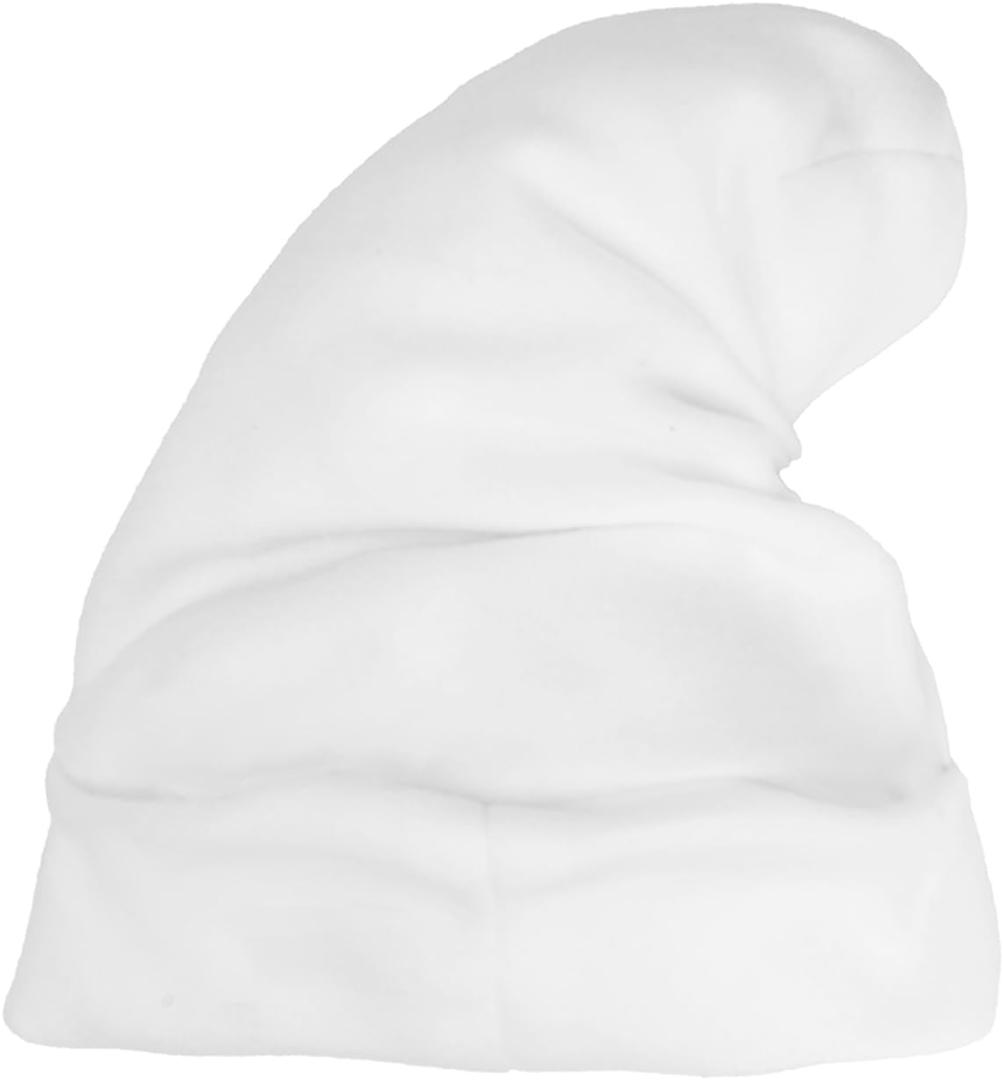 Cosplay Hat Loose Beanie Elastic Soft Comfortable and Warm Movie Dress up Halloween Costume Accessory Headwear (White)