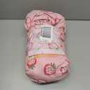 Urban Lifestyle 4 Piece Sheet Set, Including Top Sheet, Fitted Sheet and 2 Pillow Cases, Pink Strawberry, Full