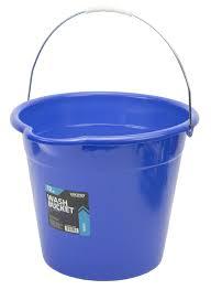 Heavy Duty Wash Bucket, 12 qt. Blue