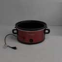 Crock-Pot Large 7 Quart Capacity Versatile Electric Food Slow Cooker Home Cooking Kitchen Appliance with Removable Ceramic Bowl, Red