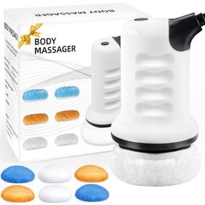 Body Sculpting Machine - Cellulite Massager with 6 Washable Pads and 4 Massage Heads, Birthday Gifts for Women, Mom, Her, Body Sculpting Machine for Belly, Leg, Arms