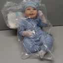 CHAREX Realistic Reborn Baby Boy - 18 Inch Lifelike Newborn Baby Doll with Soft Cloth Body, Handcrafted Weighted Real Life Baby Dolls with Accessories for Kids Age 3+