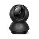 Tapo 1080P Indoor Pan/Tilt Wired Security Camera - Works as a Baby & Pet Monitor, Motion Detection, 2-Way Audio, Siren, Night Vision, Subscription-Free Local Storage or Optional Cloud, Black, C201