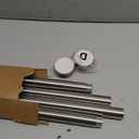 Shower Curtain Rod, 1" Diameter Heavy Duty Tension Shower Rod, Non Slip Adjustable 28-74 inch No Drill Shower Curtain Rods Spring Tension For Bathroom, Shower Stall, No Rust, Brushed Nickel